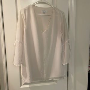 Calvin Klein white blouse
